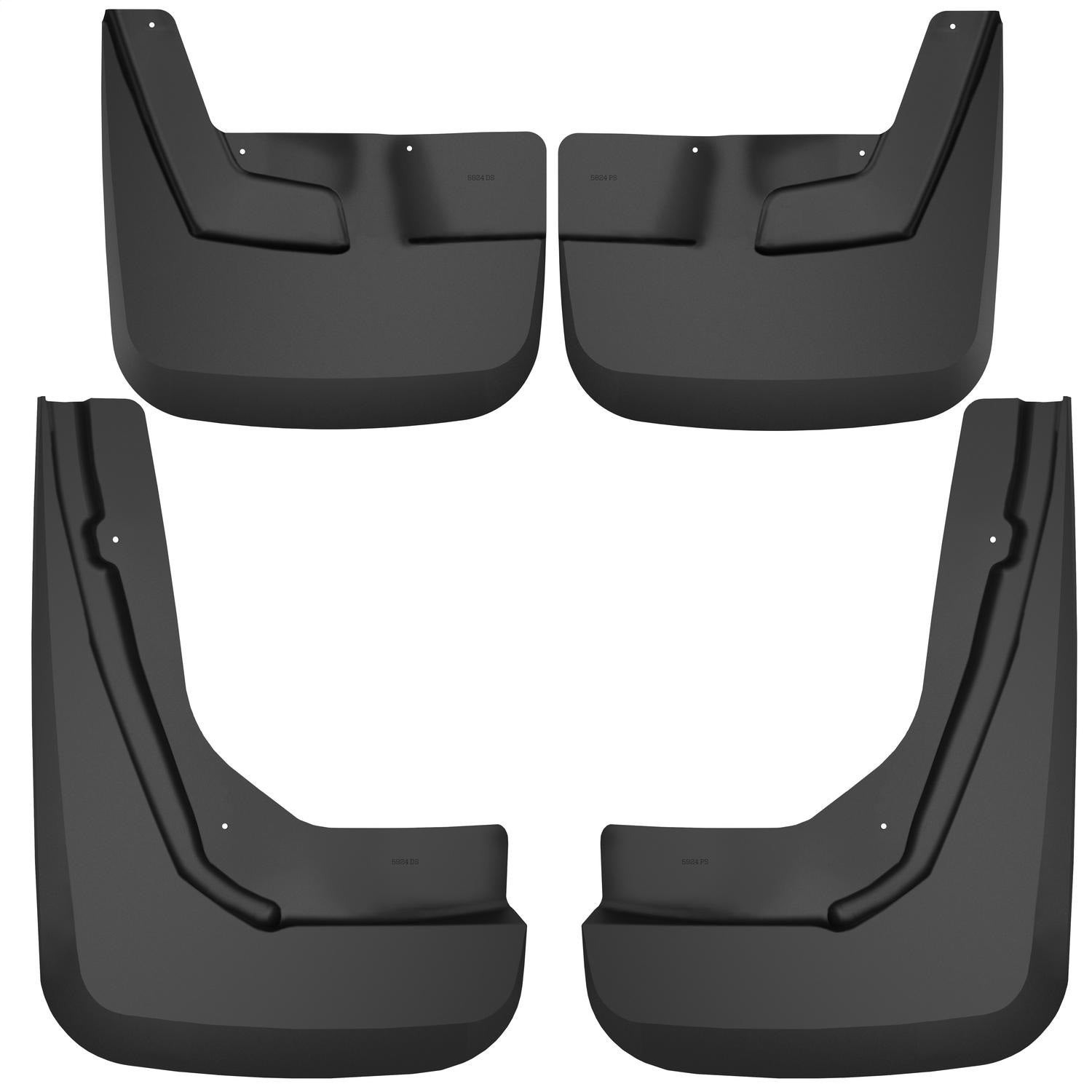 Husky Liners 58246 Custom Molded Mud Guard Set   Custom Molded Mud Guard Set