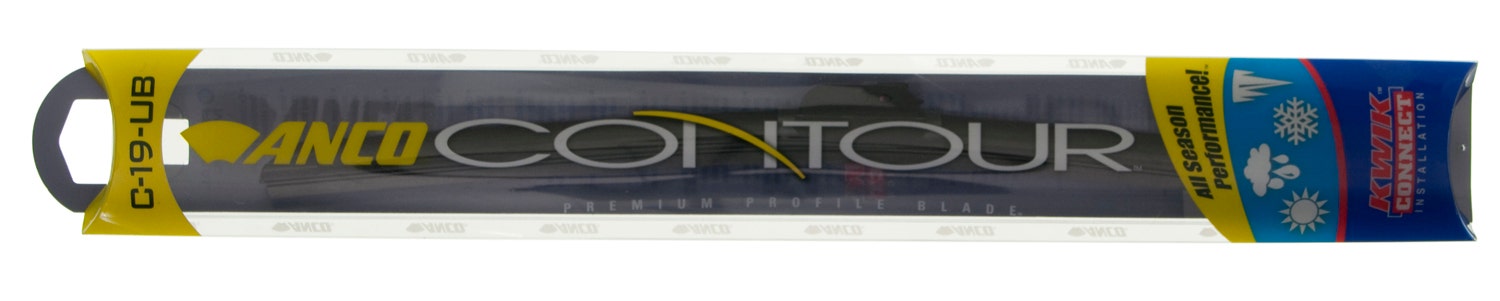 Anco Windshield Wiper Blade P/N:C-19-Ub  Contour Windshield Wiper Blade  Type -