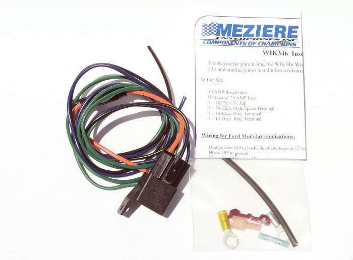 Meziere Wik346 Wiring Installation Kit For Standard Electric Water Pumps