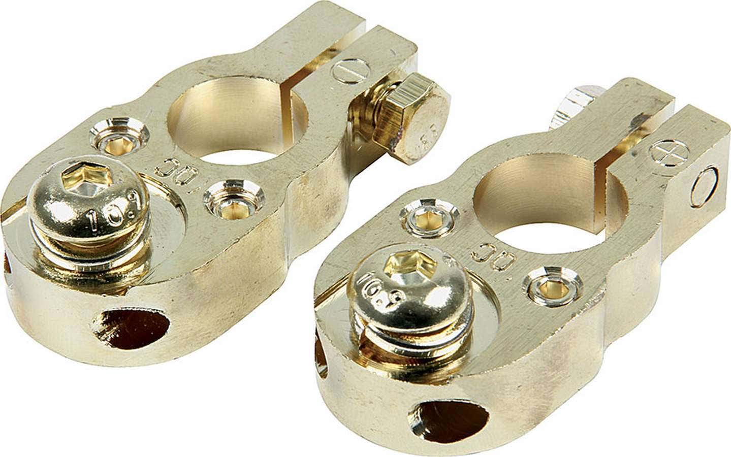 Allstar Performance All76120 Gold Plated Top Post Battery Terminal   Gold Plated