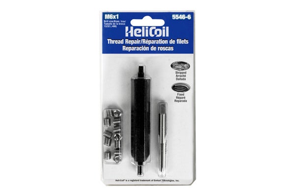 Heli-Coil Thread Repair Kit 12 Inserts Metric M 6Mm X 1Mm X 9.0Mm Heli-Coil