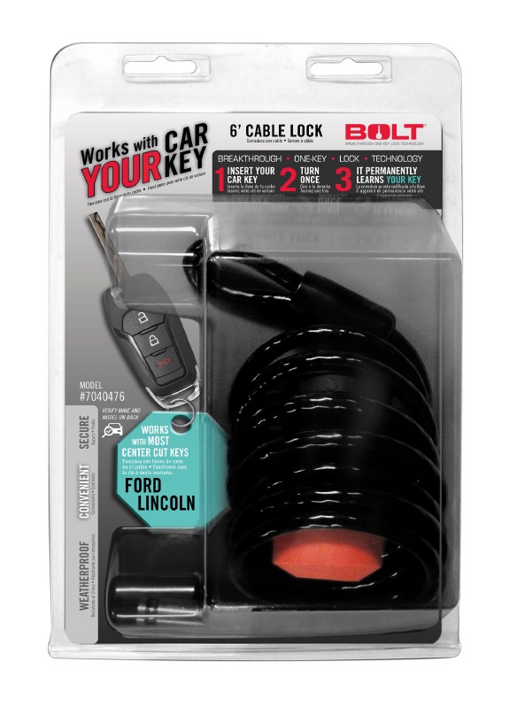 Bolt 6Ft. Cable Lock Ford Center Cut  6Ft. Cable Lock Ford Center Cut