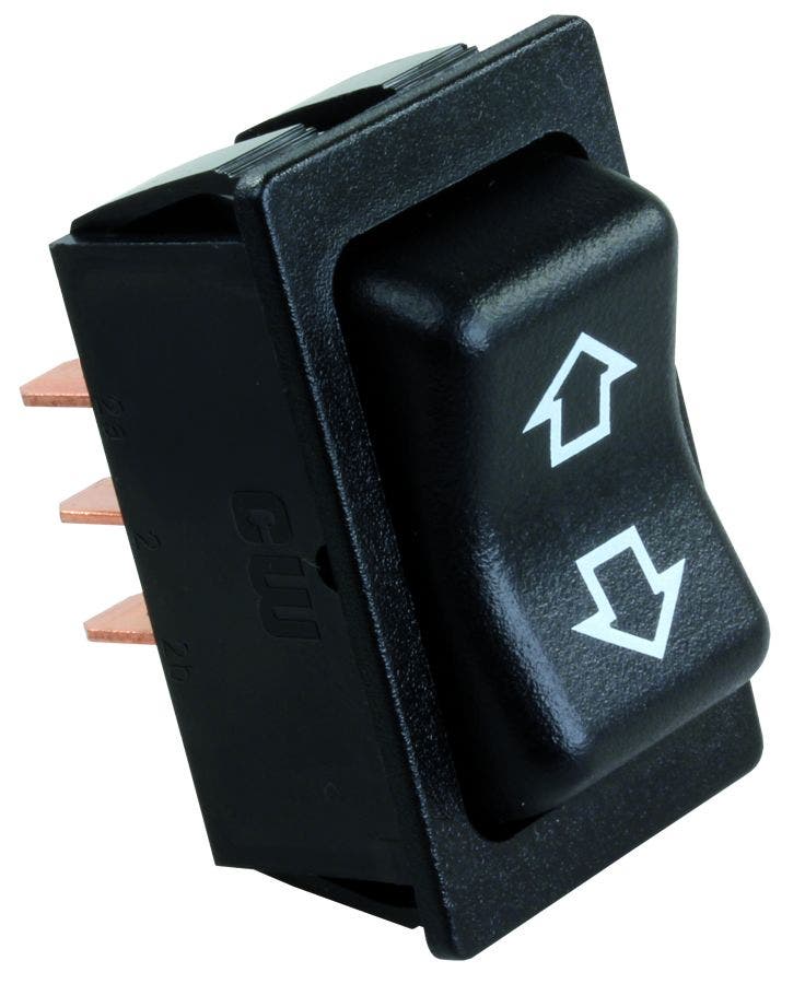 Jr Products 12395 Black 4-Pin Slide-Out Switch   Slide Out Switch; Type -