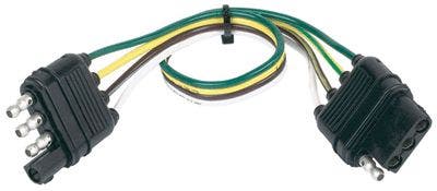 Husky 30312 4-Way Flat Type Connector With 12" Loop   4-Way Flat Type Connector