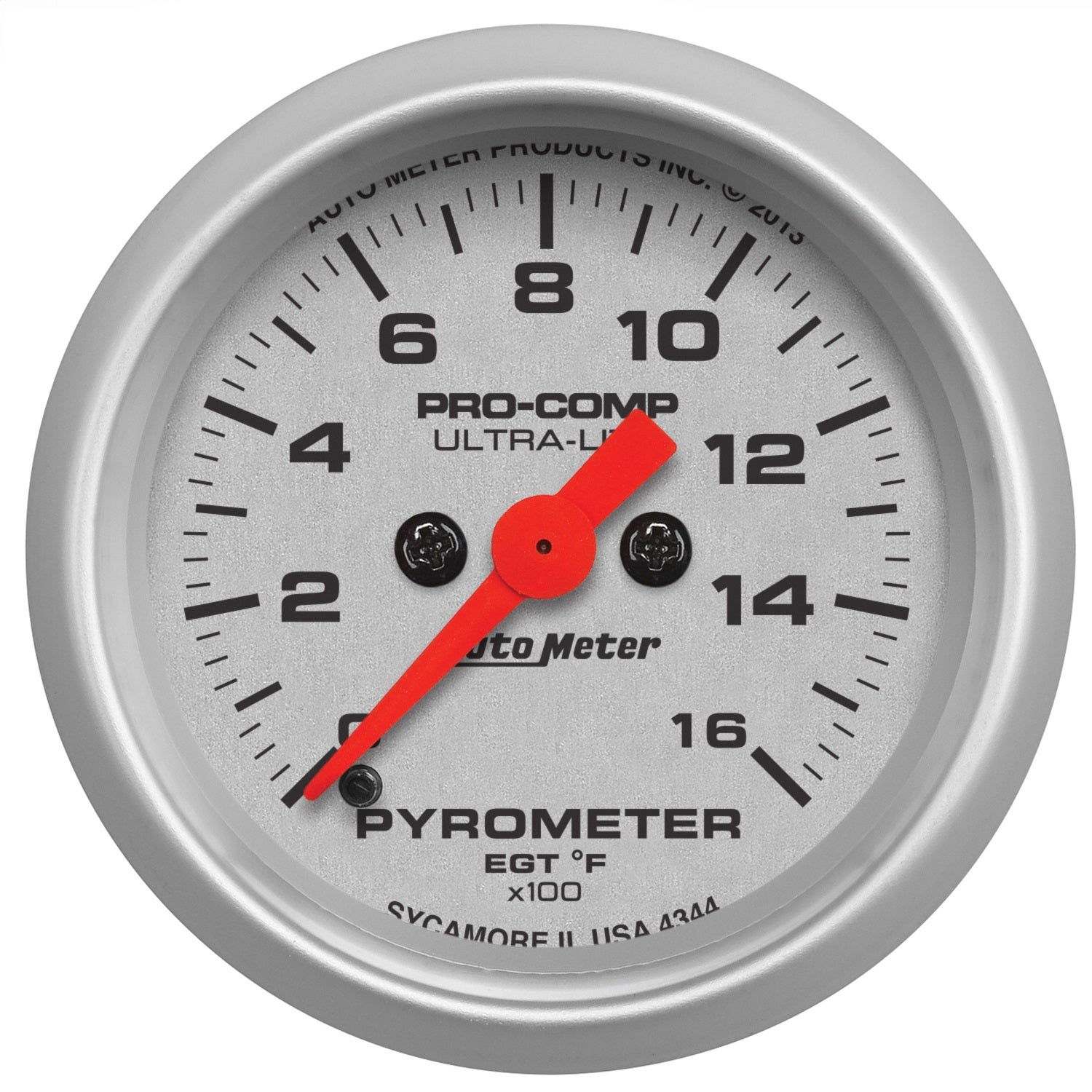 Autometer 4344 Ultra-Lite Electric Pyrometer Gauge Kit Auto Meter Products