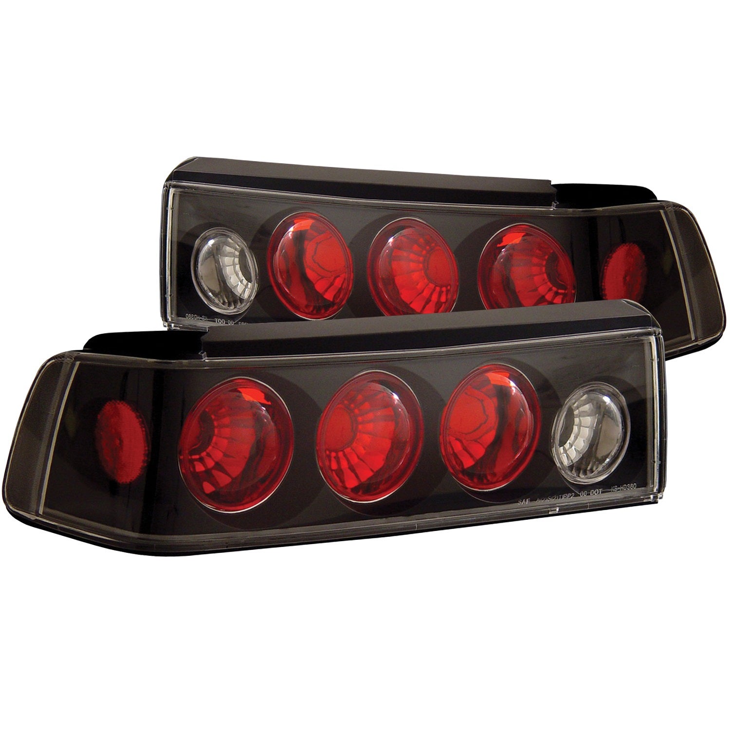 Anzo Usa 221053 Tail Light Assembly Fits 88-91 Civic   Tail Light Assembly Fits