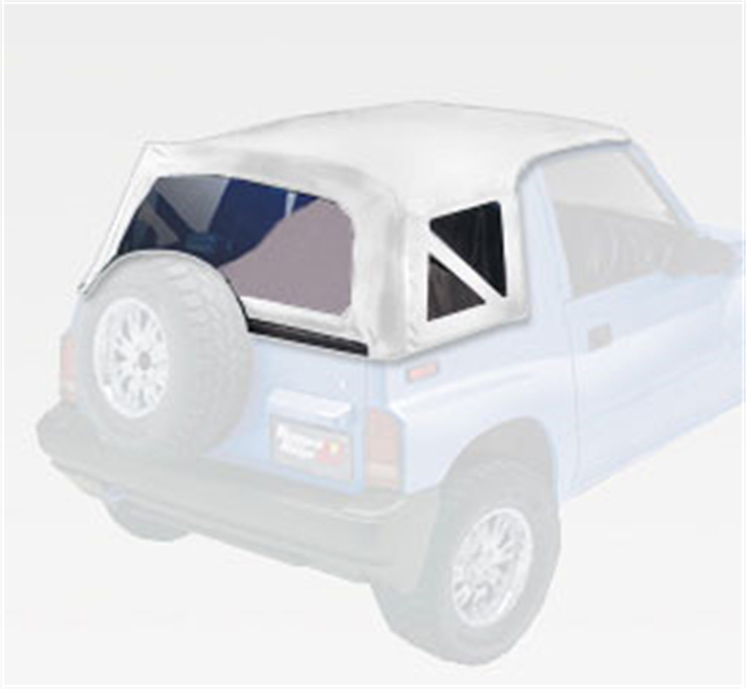 Rugged Ridge 53722.52 Replacement Soft Top Fits 89-94 Sidekick Tracker