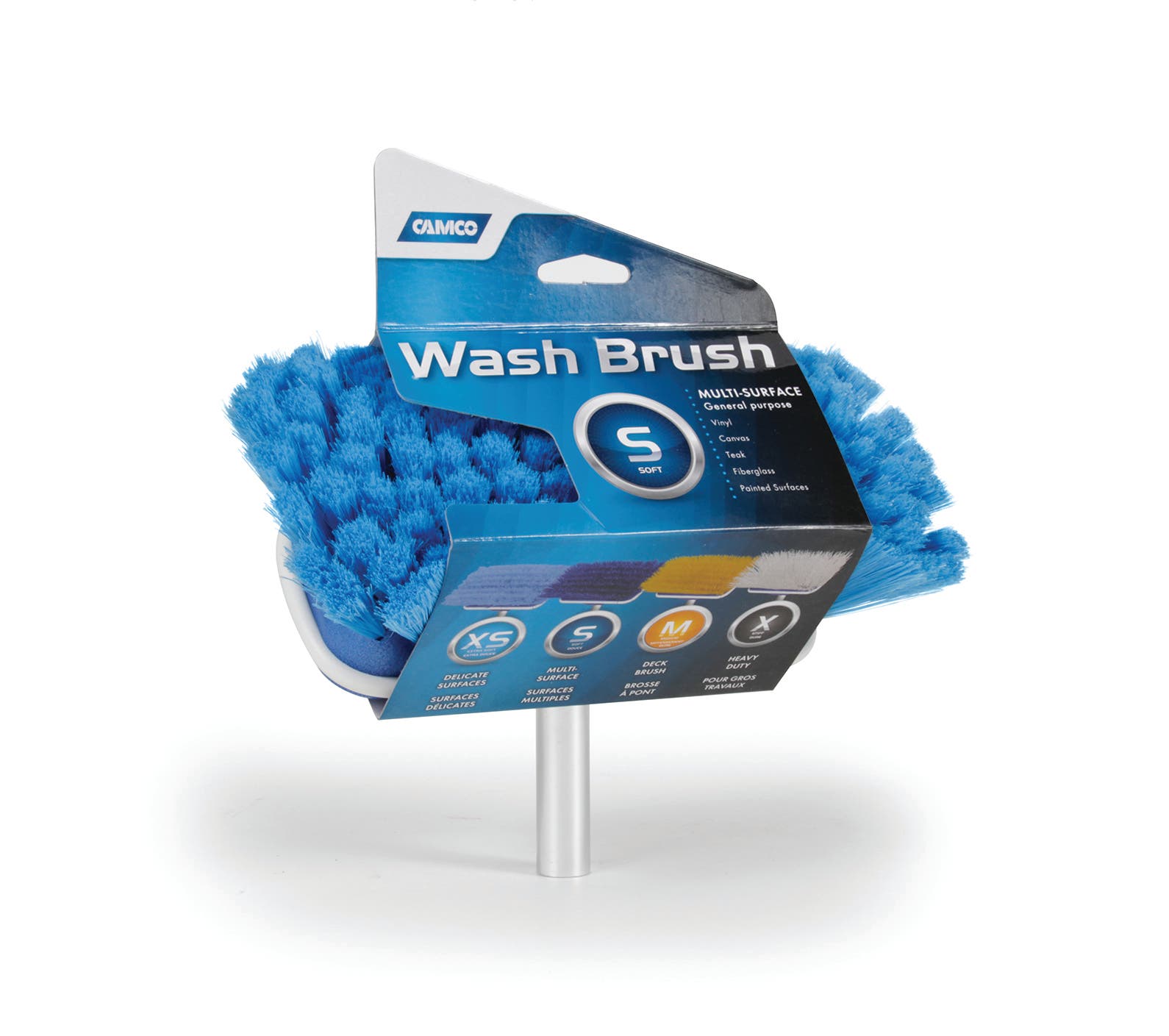 Camco Soft Brush Attachment- 7" Wide Attach To Wash Brush Handles, Compatible