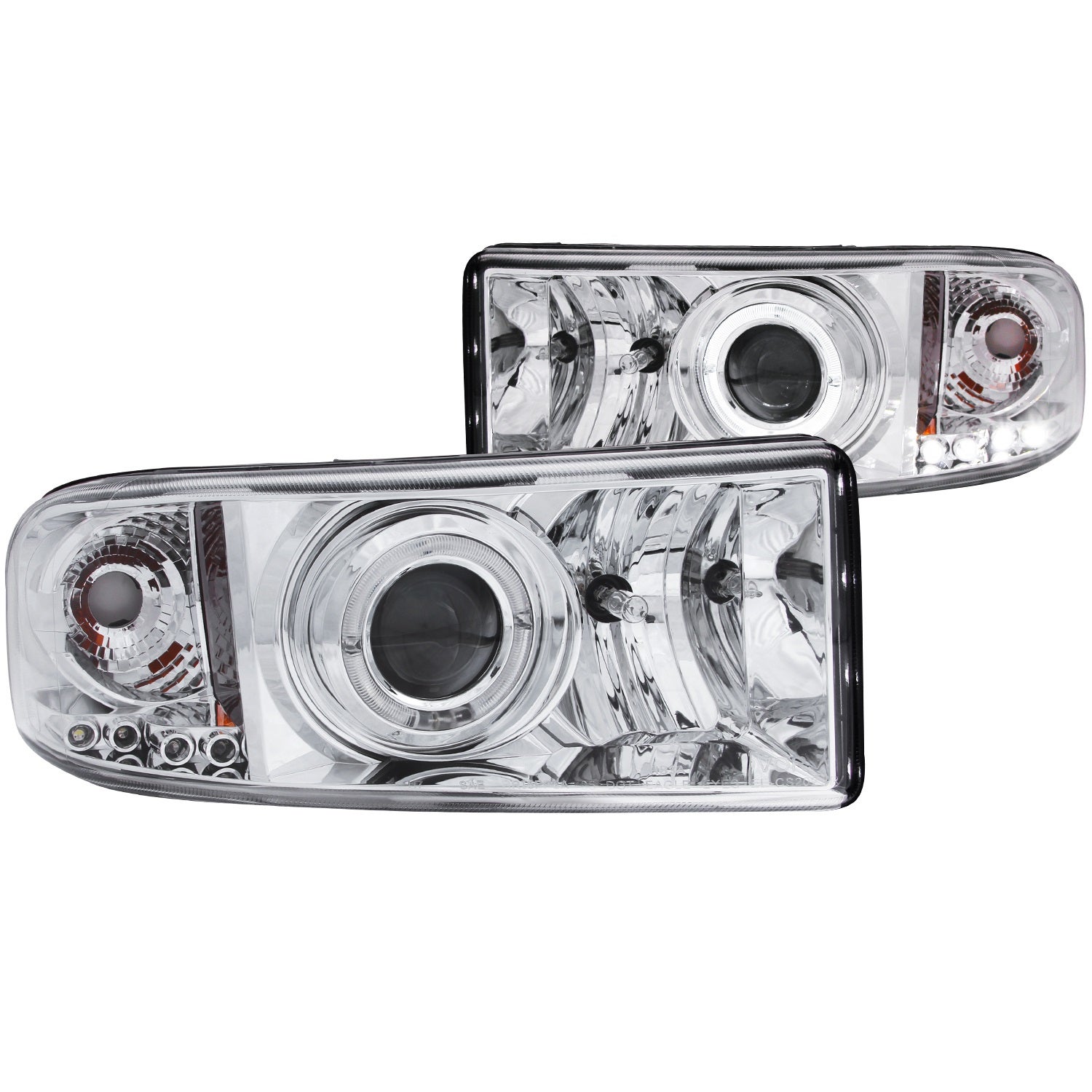 Anzo Usa 111195 Projector Headlight Set W/Halo Fits Ram 1500 Ram 2500 Ram 3500