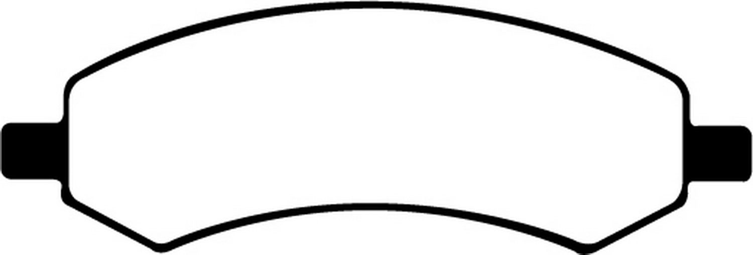 Ebc Brakes Dp41738r Yellowstuff Street And Track Brake Pads  Dp41663r Brake Pad