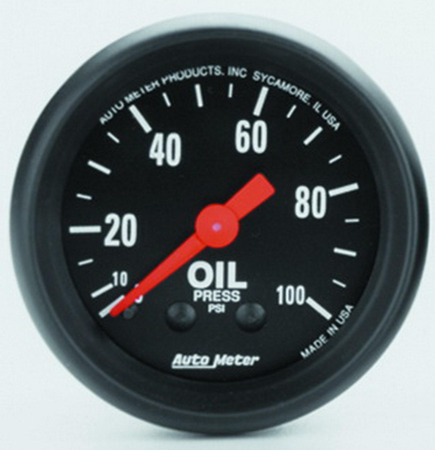 Autometer 2604 Z-Series Mechanical Oil Pressure Gauge Auto Meter Products  Gauge