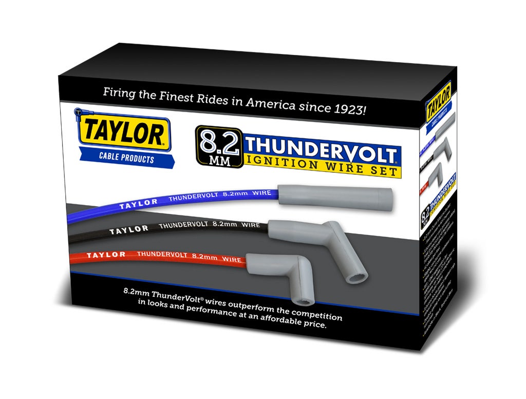 Taylor Cable 86228 Thundervolt 8.2Mm Ignition Wire Set   Spark Plug Wire Set