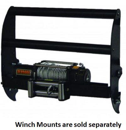 Go Industries 33647B   Grille Guard Winch System; Construction - 1 Piece, Tubing