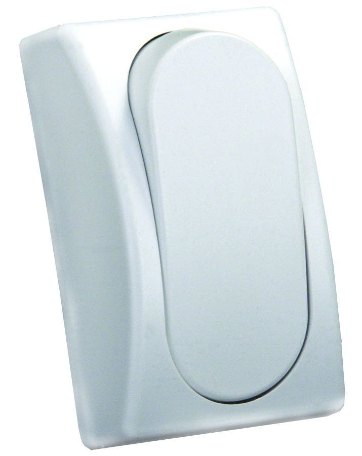 Jr Products 13575 Modular On/Off Switch - Single , White   Multi Purpose Switch;