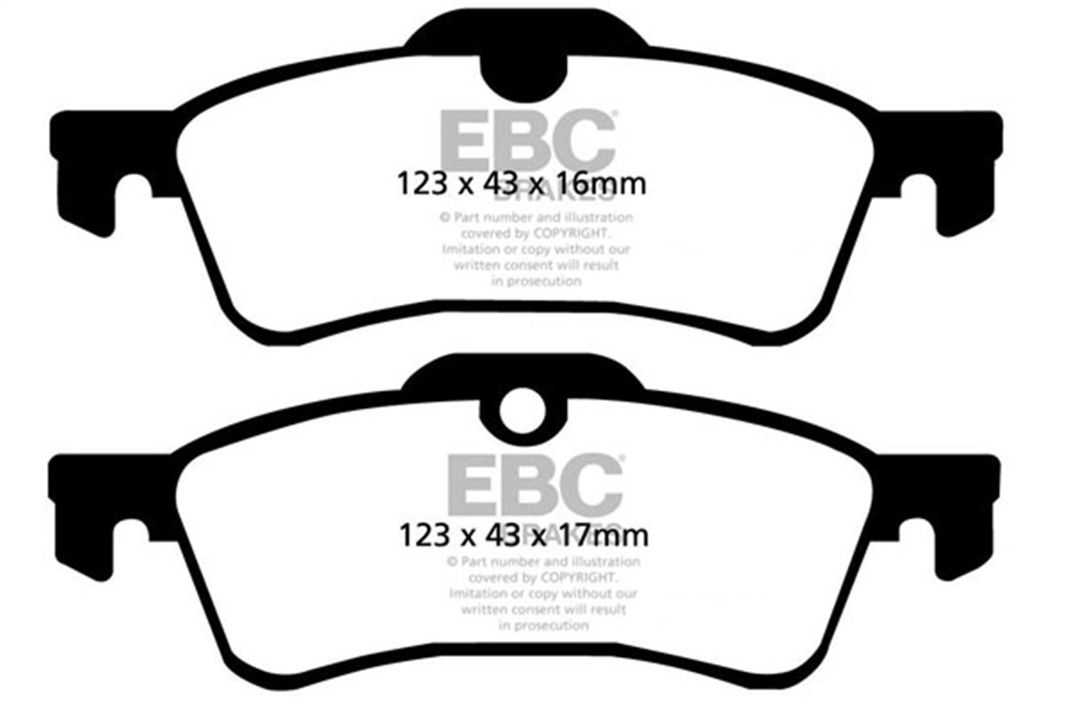 Ebc Brakes Ud940 Ultimax  Brake Pads Fits 02-03 Cooper   Ultimax  Brake Pads