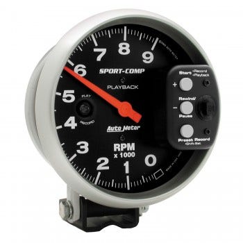 Autometer 3996 Sport-Comp In-Dash Electric Tachometer Auto Meter Products