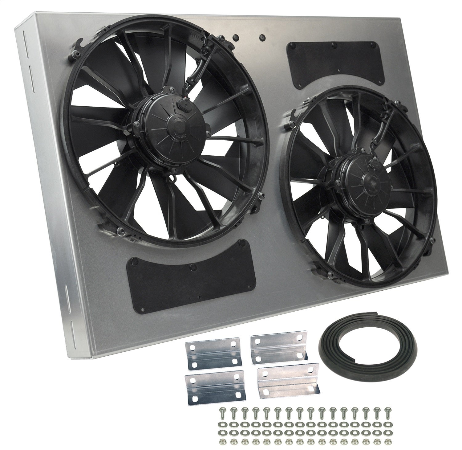 Derale 16837 Electric Radiator Fan Shroud Kit   Electric Radiator Fan Shroud Kit