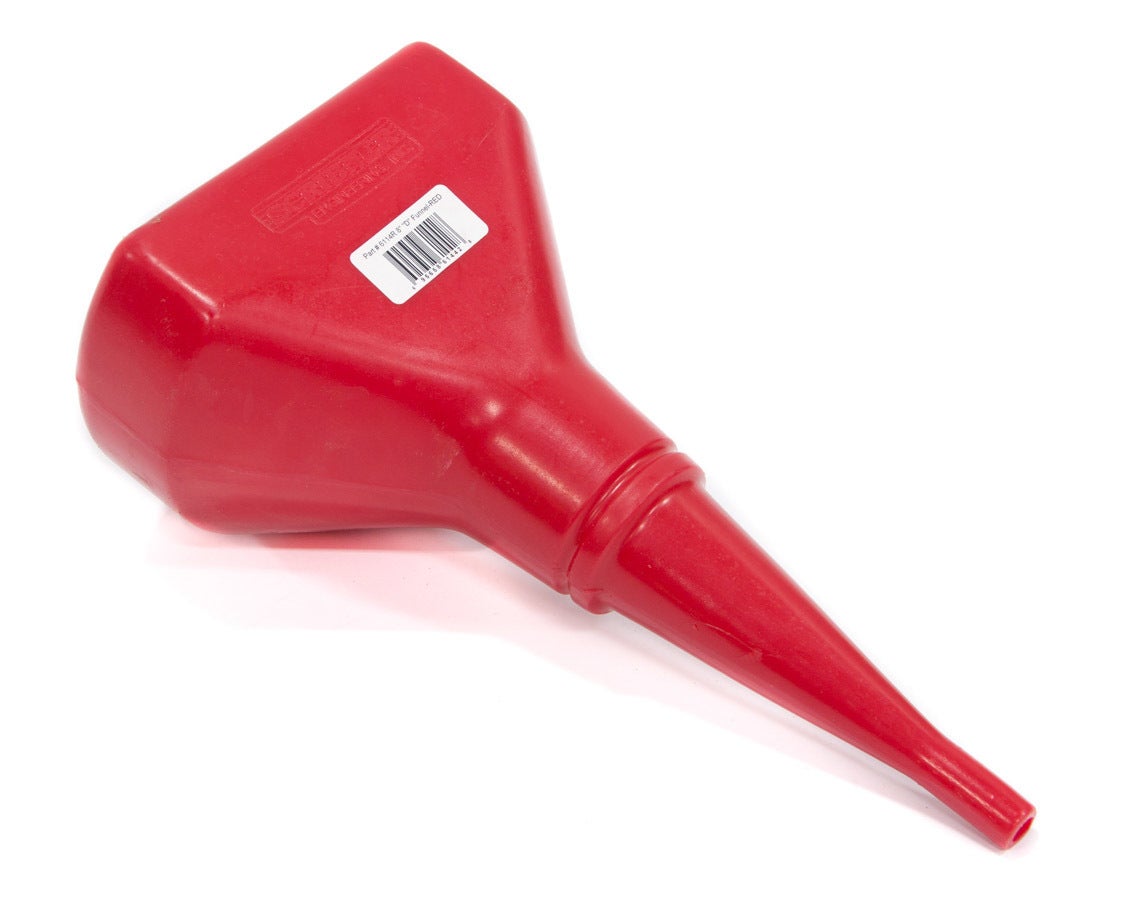 Scribner Plastics 6114R Red 8" D Funnel  Plastics  Red 8  D Funnel