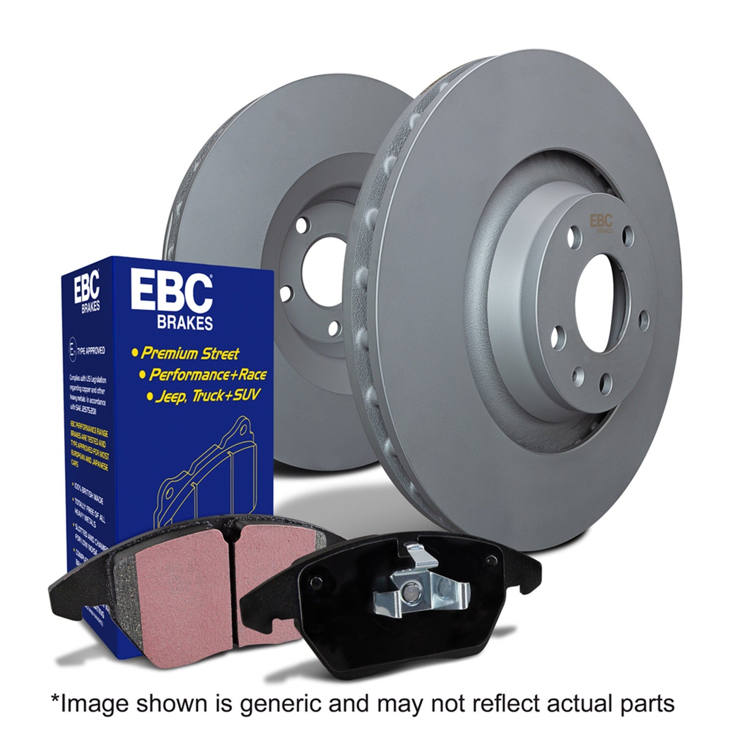Ebc Brakes S1kr1037 S1 Kits Ultimax 2 And Rk Rotors Fits 05-08 A4 A4 Quattro