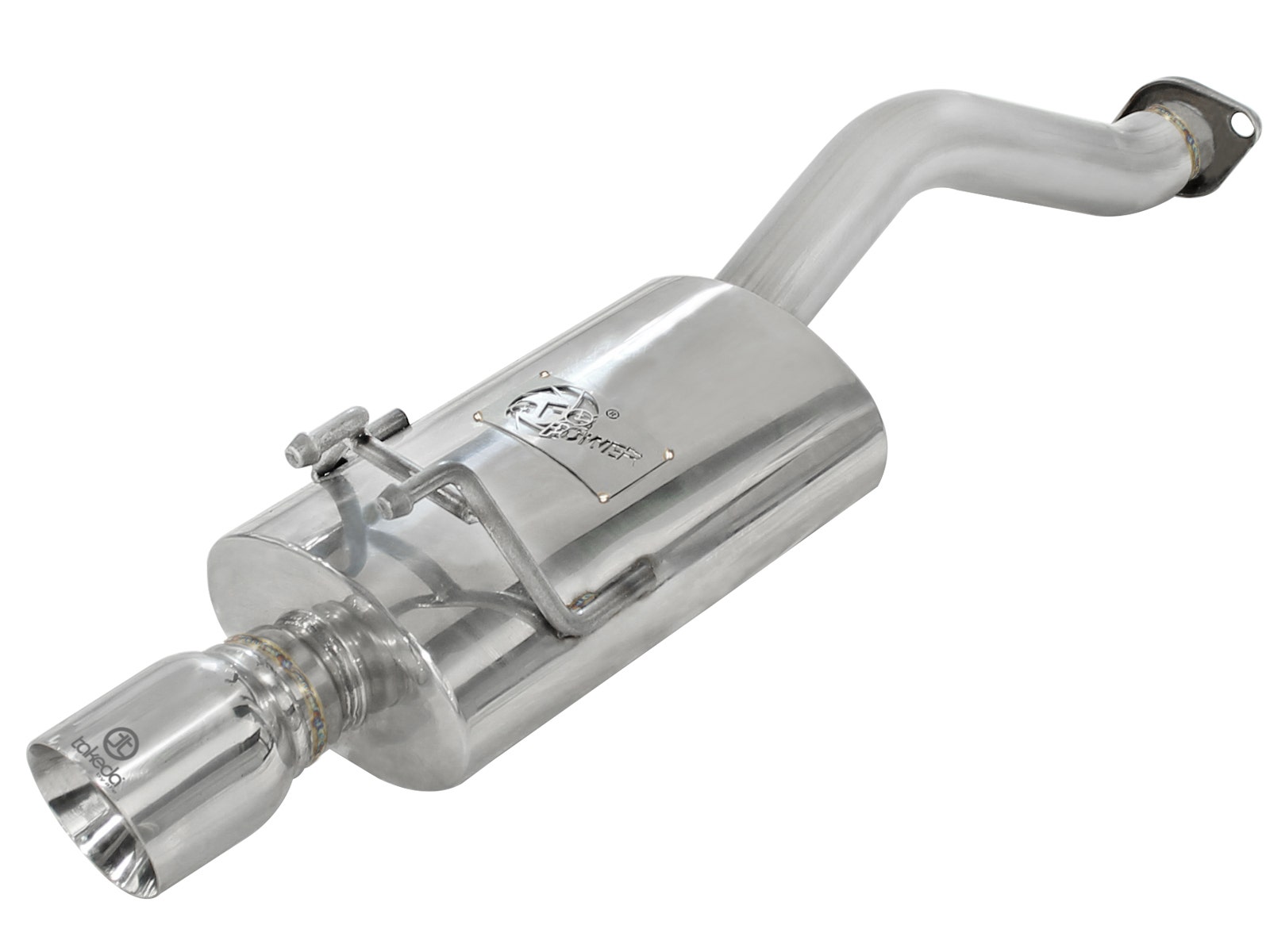Afe 49-36610 304 Stainless Steel Axle-Back Exhaust System With Polished Tip For