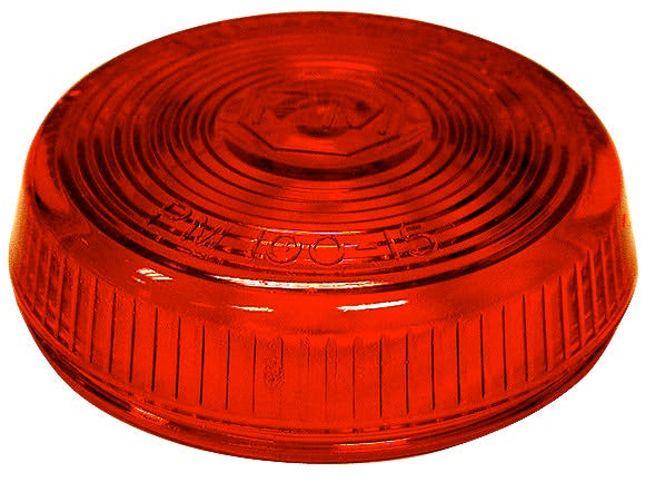 Peterson Mfg 10015R Replacement Lens Red  Mfg.  Turn Signal-Parking-Side Marker