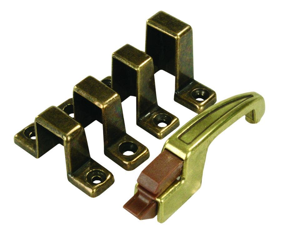Jr Products 70495 Cabinet Catch And Strikes - Grooved   Door Catch; Used To -