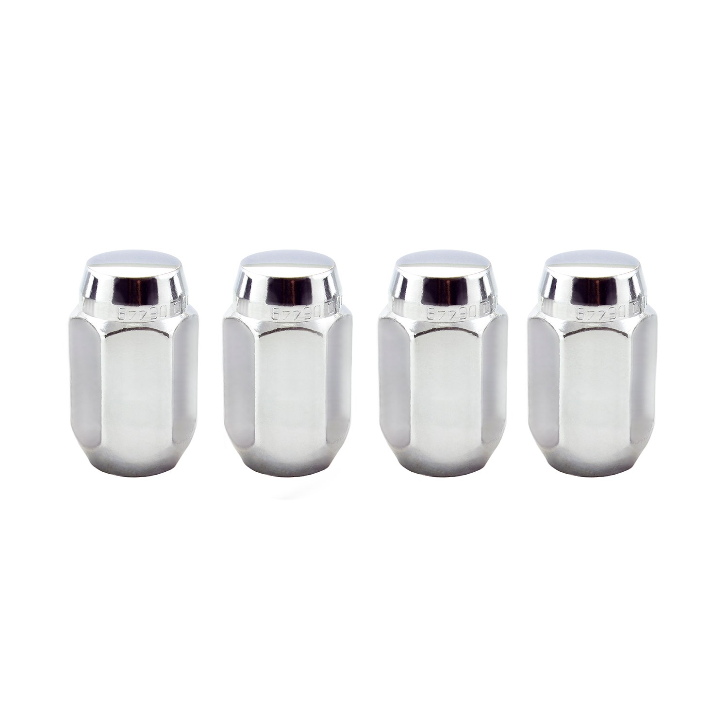 Mcgard 64000 Chrome Cone Seat Style Lug Nuts (1/2" - 20 Thread Size) - Set Of 4