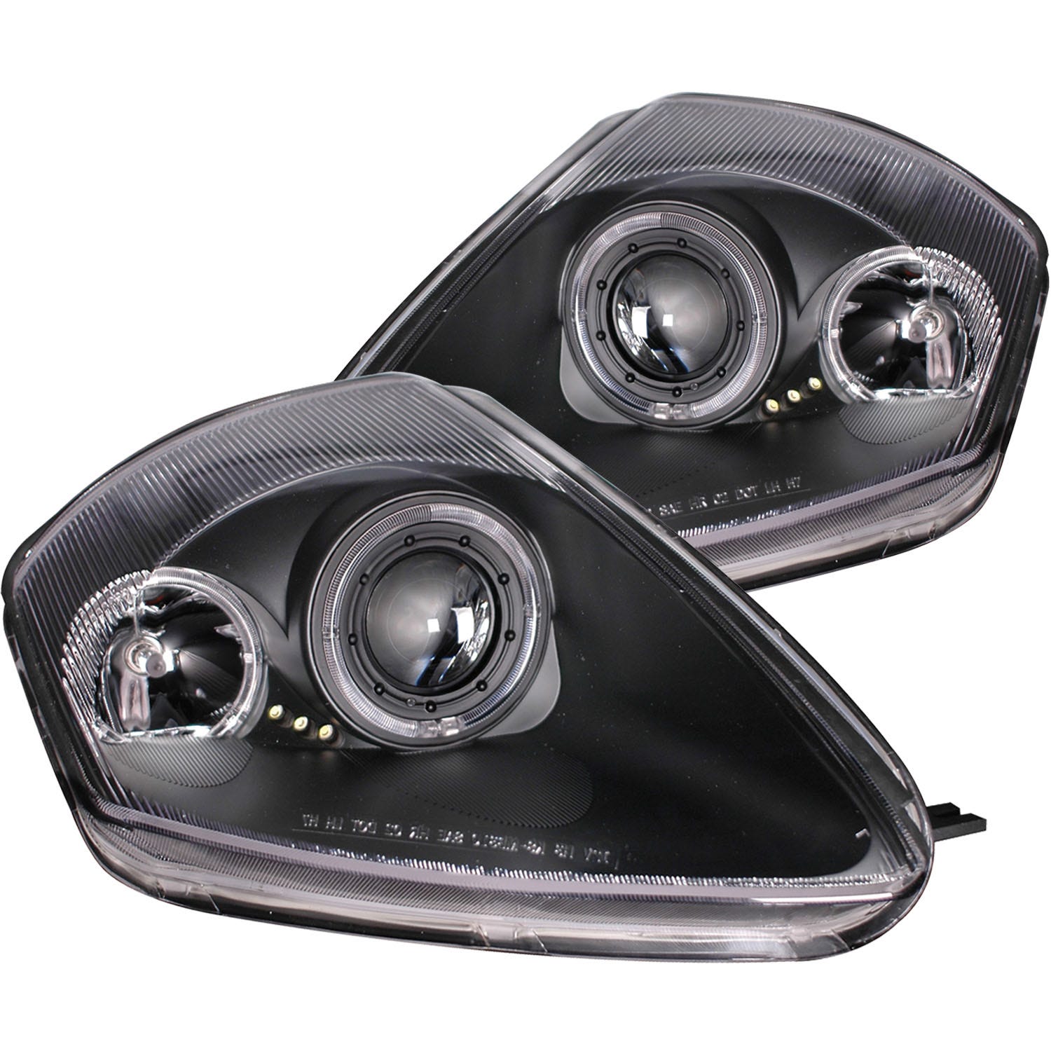 Anzo Usa 121332 Projector Headlight Set W/Halo Fits 00-05 Eclipse Anzo 121331