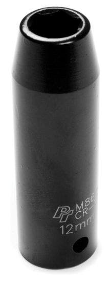 Performance Tool M862 1/2 Drive 6Pt Impact Socket, 12Mm   1/2 Drive 6Pt Impact