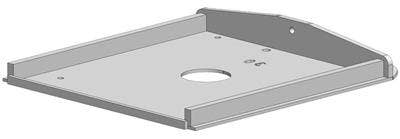 Pullrite 331730 Leland Both Model Capture Plate   Trailer King Pin Wedge