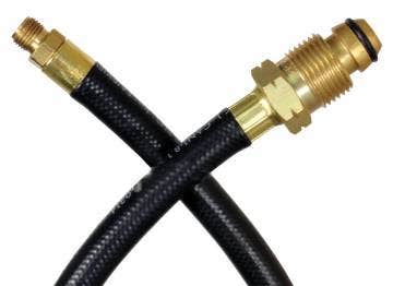 Jr Products 07-30685 1/4" Oem Pigtail Pol (144")   Propane Hose; Diameter - 1/4