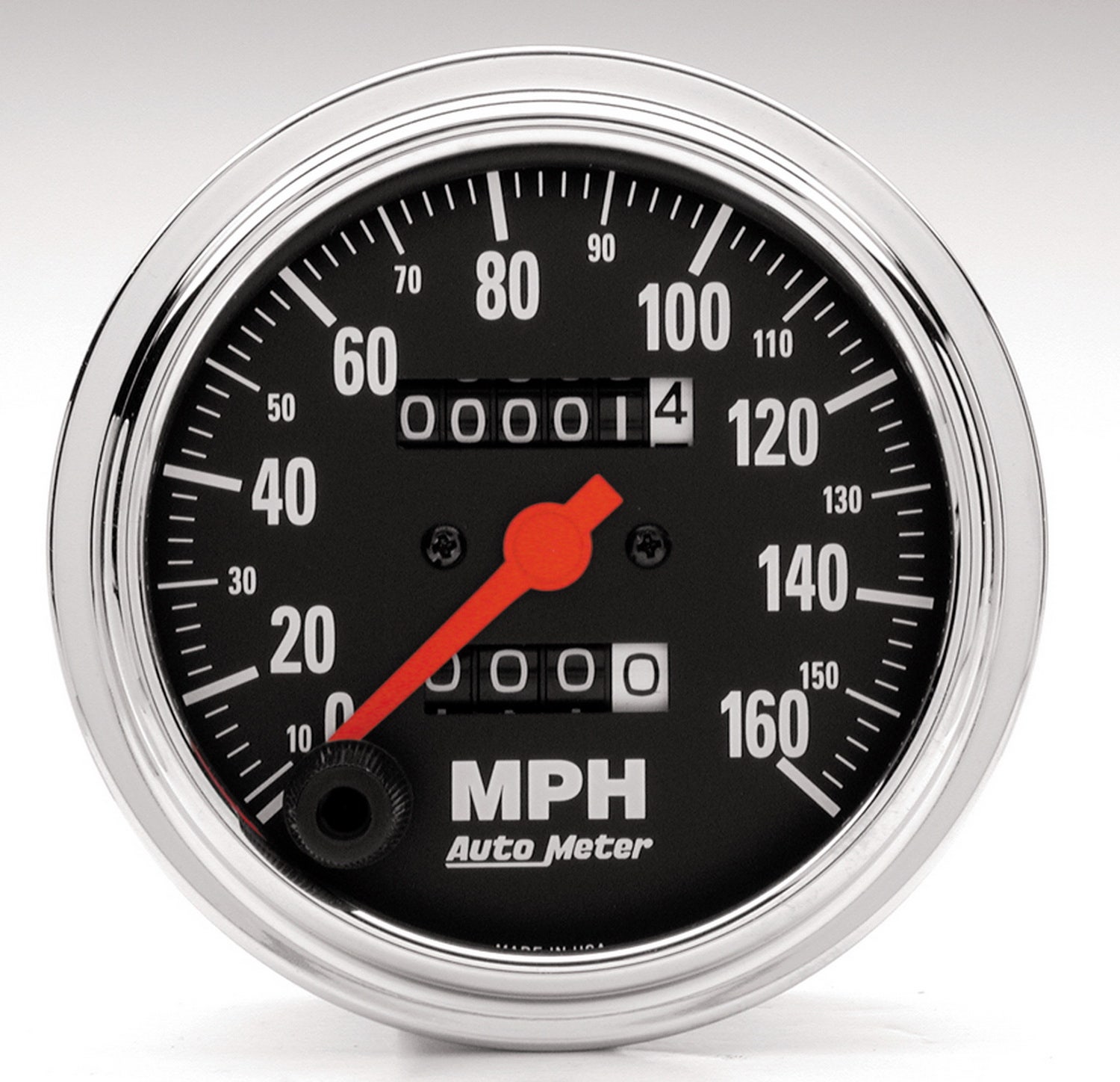 Autometer 2494 Traditional Chrome Mechanical Speedometer Auto Meter Products