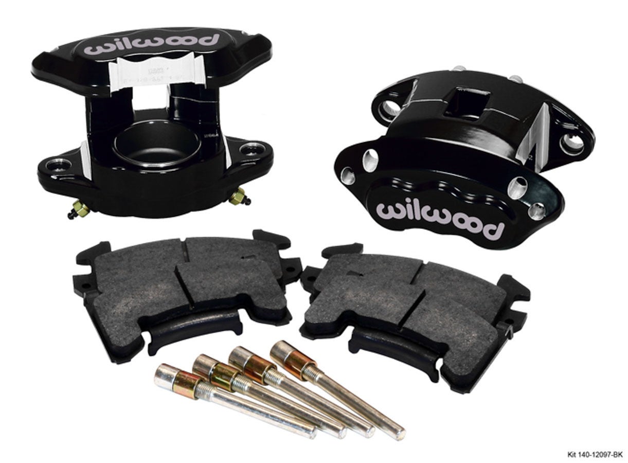 Wilwood 140-12097-Bk Black Front Caliper Kit Wilwood  Black Front Caliper Kit