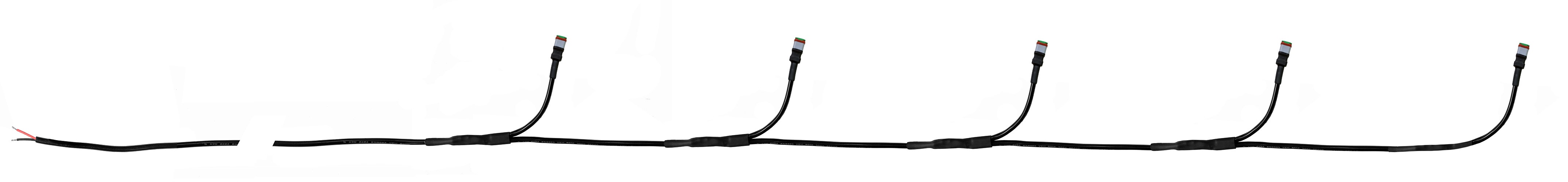 Quake Led 5 Pod Power Wire Hams  5 Pod Power Wire Hams