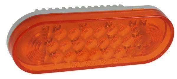 Grote 53963 Supernova Oval Led Stop Tail Turn Light (Grommet Mount, Auxiliary)