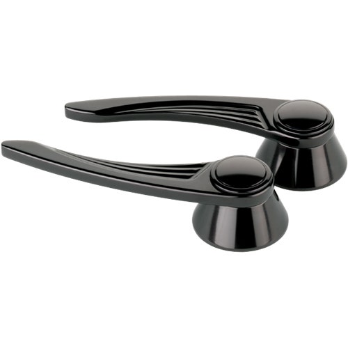 Black Door Handles Ball Milled Gm/Ford 49-Up Black Door Handles Ball Milled