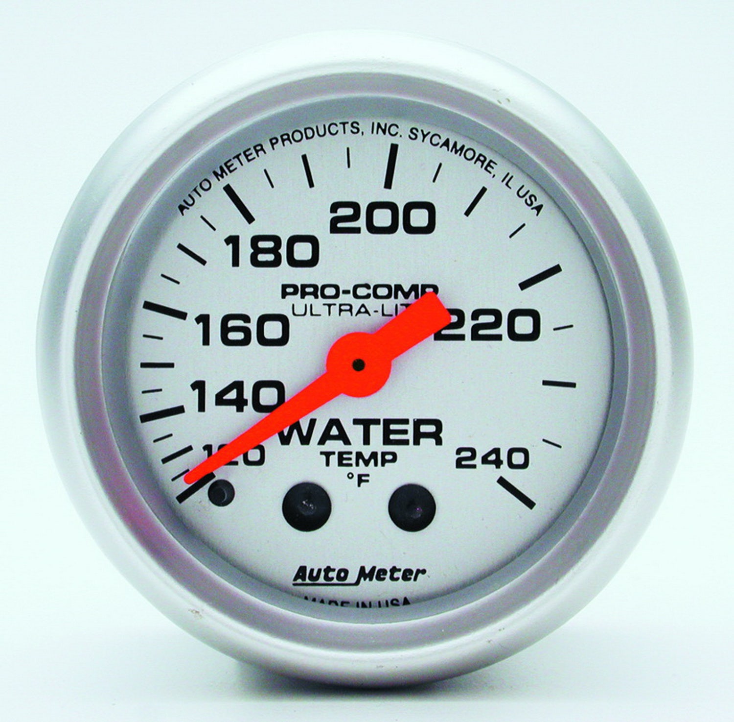 Autometer 4332 Ultra-Lite Mechanical Water Temperature Gauge Auto Meter Products