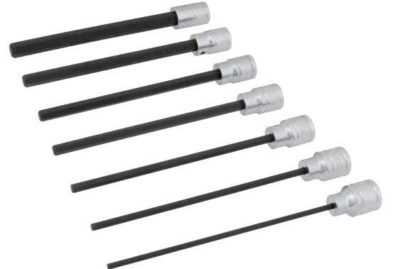Performance Tool W38751 3/8" Drive Metric 7 Piece Hex Bit Set   3/8  Drive
