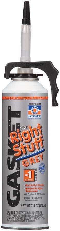 Permatex 85144 The Right Stuff Grey Gasket Maker, 7.5 Oz.   The Right Stuff Grey