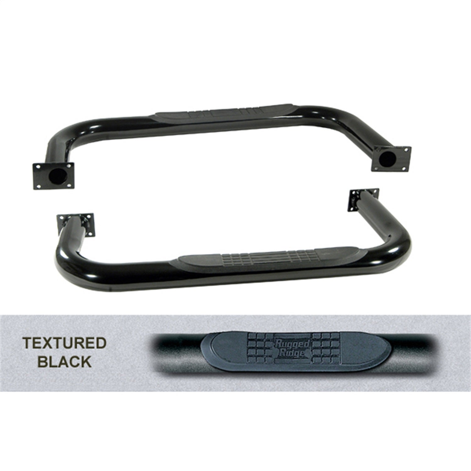 Rugged Ridge 11591.02 Side Tube Step Fits 76-86 Cj7   Side Tube Step Fits 76-86