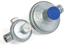 Camco Lp Regulator Horizontal B   Propane Regulator; Inlet Size - 1/4 Inch,