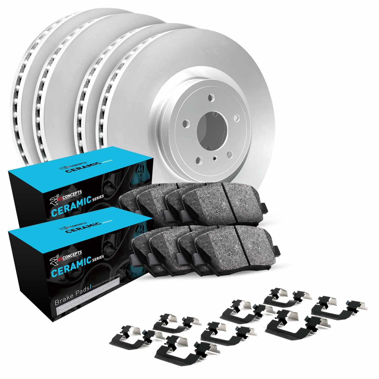 R1 Concepts Wdwh2-54050 R1 Concepts Brake Rotor- Carbon Coated With Ceramic Pads