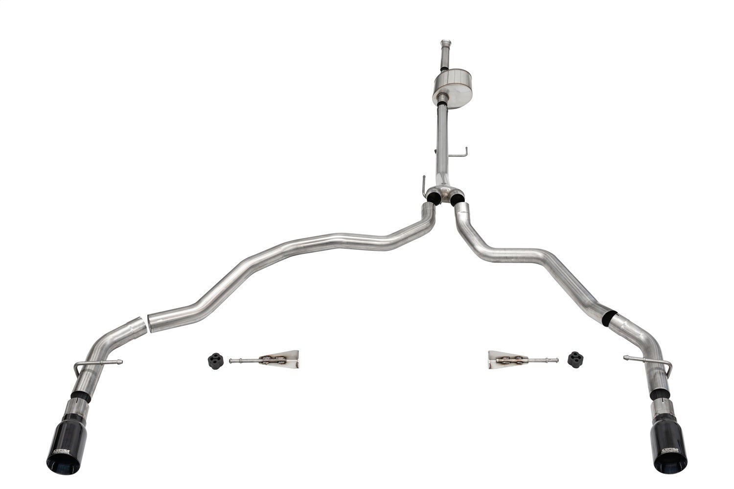 Corsa Performance 21149Blk Xtreme Cat-Back Exhaust System Fits 21-23 F-150