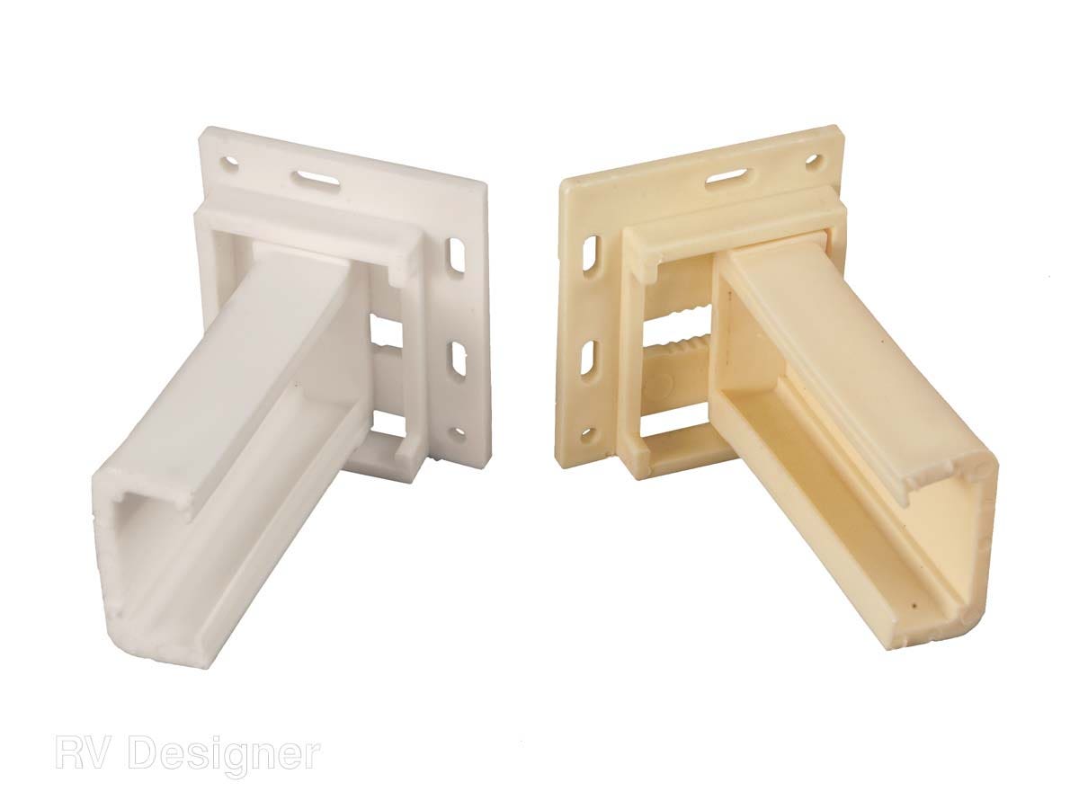 Rv Designer H305, Drawer Slide Socket Set, C - Shape, 2 Per Pack, Cabinet