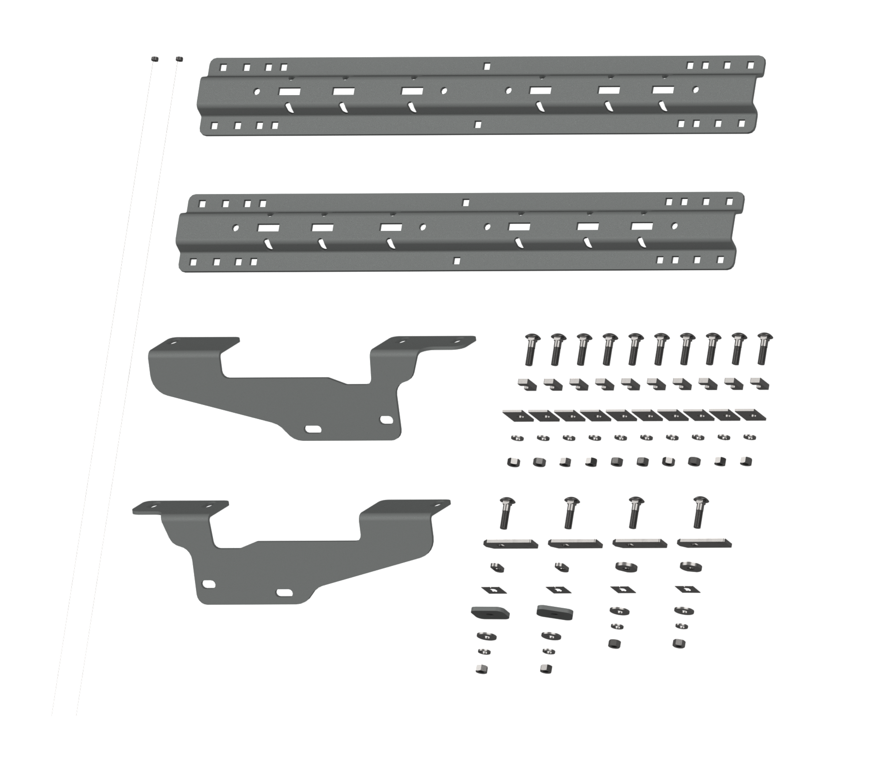 Custom Installation Mounting Bracket Kit For 5Th Wheel Hitch Custom Installation