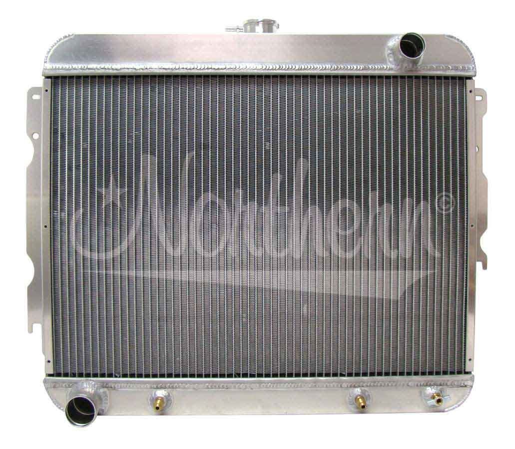 Radiator, Muscle Car Downflow, 25-3/8 In W X 22-1/2 In H X 3-1/8 In D, Passenger