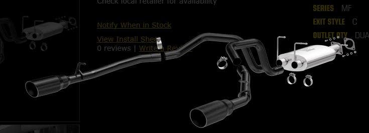 Magnaflow Performance Exhaust 19430 Exhaust System Kit Magnaflow Performance