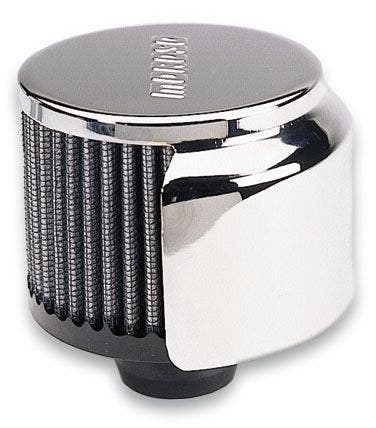 Moroso 68813 Valve Cover, Breather, Push-In, Half  Performance  Crankcase