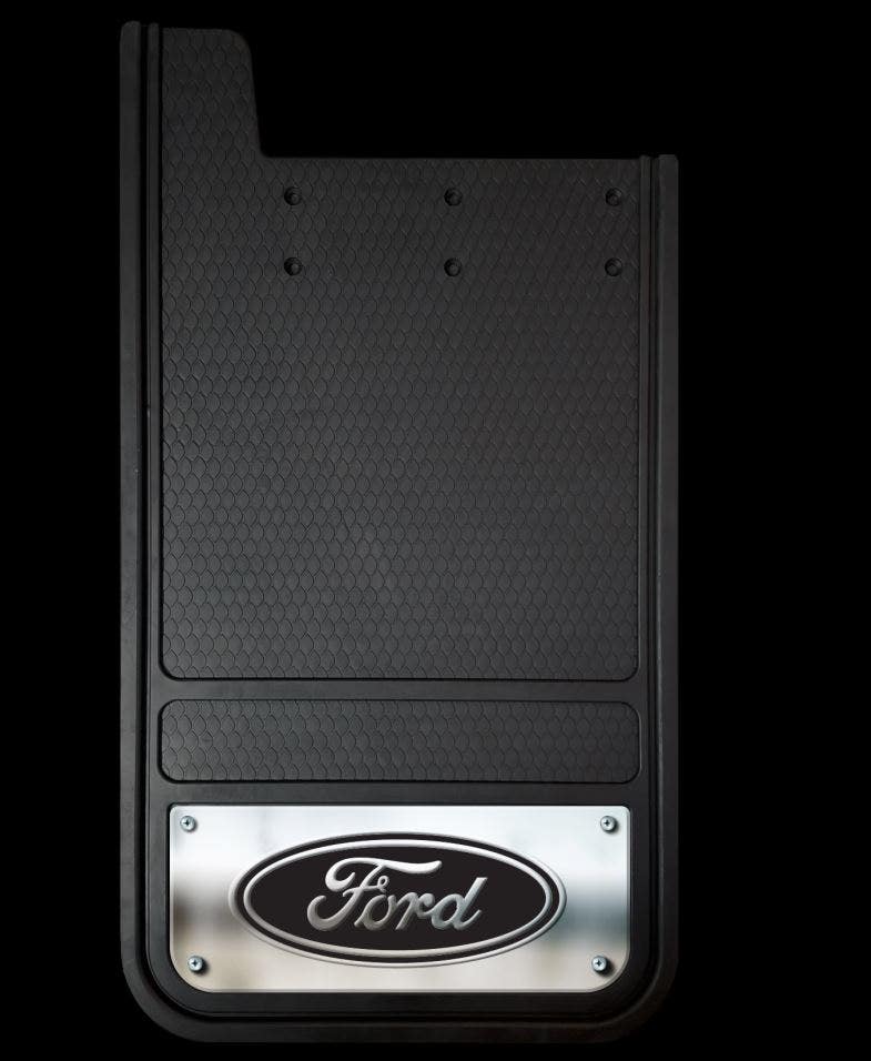 Plasticolor Ford Heavy Duty Rear 12 X 23 Mud Guards, 12" X 23" Rear Mud Guards