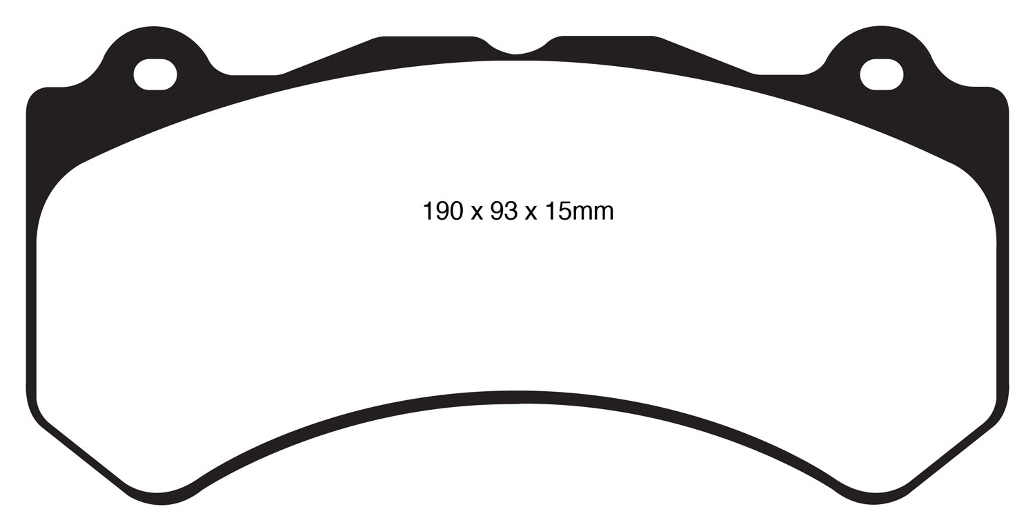 Ebc Brakes Dp31853c Redstuff Ceramic Low Dust Brake Pads   Redstuff Ceramic Low